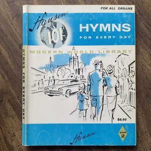 Vintage Hansen Modern World Library 101 Hymns For Every Day For All Organs